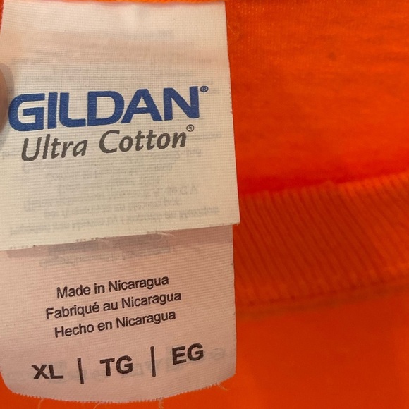 Bright Orange Men’s Deer Hunting long sleeve Shirt - Picture 2 of 2